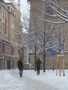 skiing Prague