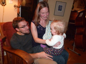 Uncle Brendan, Auntie Andrea and Eilidh